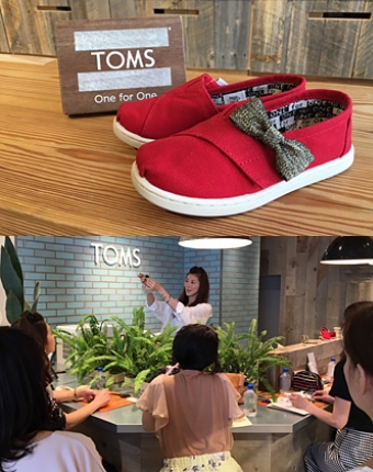 TOMS MARINE & WALK YOKOHAMA店 オープン記念ワークショップ