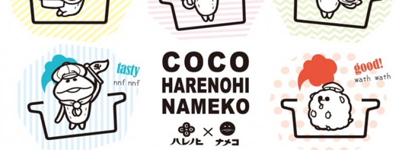 期間限定コラボカフェ実施【ハレノヒ × なめこ】