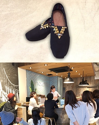 TOMS MARINE & WALK YOKOHAMA店 オープン記念ワークショップ